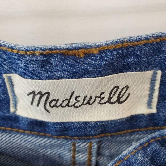 Madewell Blue Cotton Rigid Skinny Jeans WM Size 31 NWT image number 3