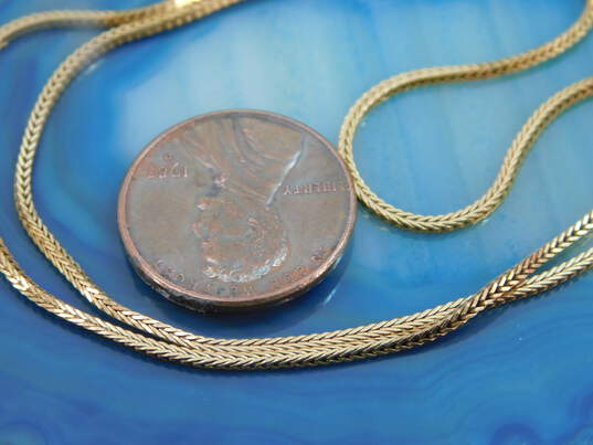 Fancy 14k Yellow Gold Chain Necklace 5.1g image number 4