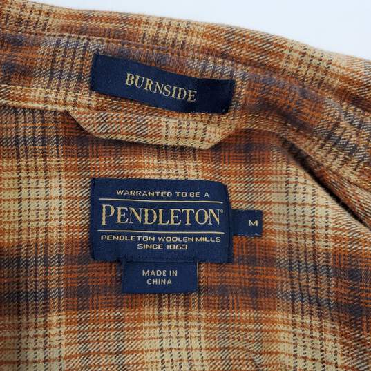 Pendleton Burnside Button Up Flannel Shirt Size M image number 3