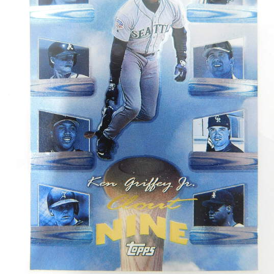 1998 Ken Griffey Jr Topps Clout Nine Seattle Mariners image number 3