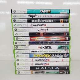 Assorted Lot 15 XBOX 360 Video Games