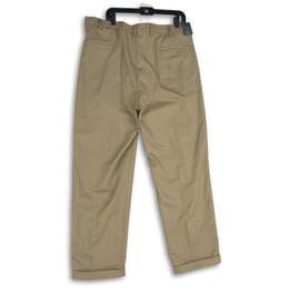 NWT Jos. A. Bank Mens Tan Pleated Front Pockets Straight Leg Dress Pants 38/30 alternative image