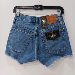 Levi's Women's 501 Button Fly High Rise Cutoff Jean Shorts Size 24 NWT alternative image