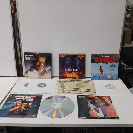 LaserDisc Action Movies Assorted 8pc Lot image number 4