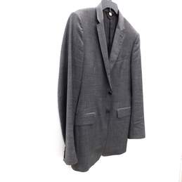 Certified Authentic Burberry London Milbury Suit Grey Virgin Wool Mini Houndstooth Blazer & Trousers Size 52R with COA alternative image