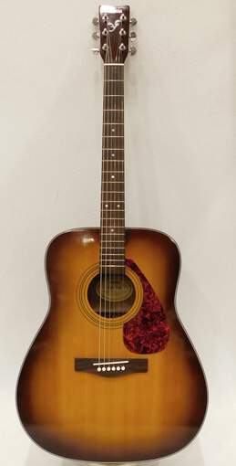 Yamaha Brand F325 TBS Model Wooden Acoustic Guitar w/ Hard Case