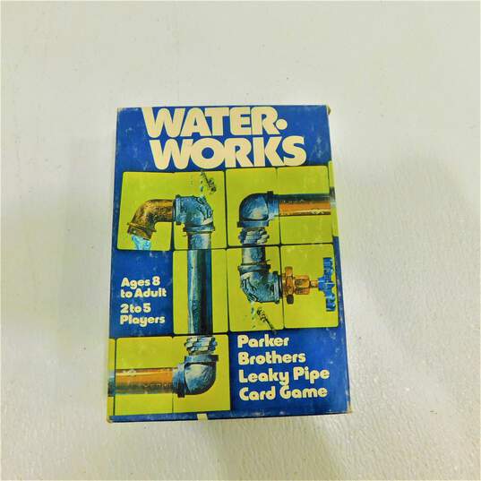 3 Vintage Parker Brothers Card Games Water Works, Milles Bornes & Flinch image number 4