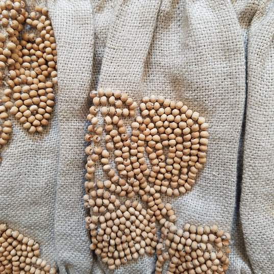 BCBG MaxAzria Beaded Textile Long Clutch Natural image number 9