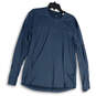 Mens Blue Long Sleeve Crew Neck Pullover Activewear T-Shirt Size Large image number 1