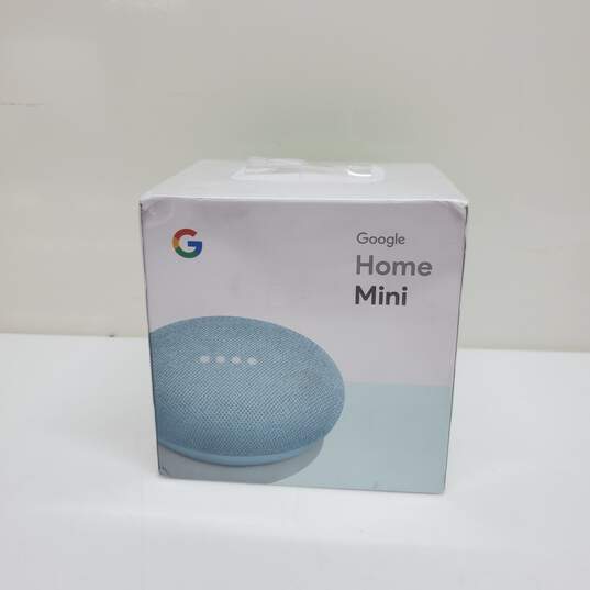 Google Home Mini GA00275-US Smart Speaker with Google Assistant - Aqua BRAND NEW image number 1