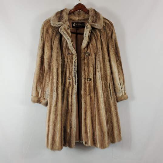 Sorbara Women's Animal Fur Coat SZ L/XL image number 1