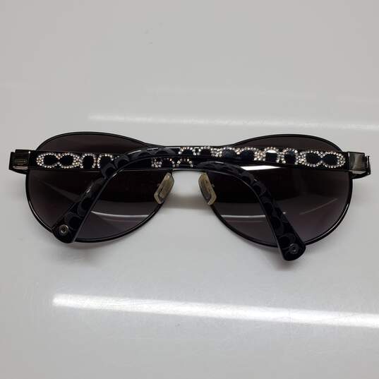 Coach S5011K Black Gradient Round Sunglasses AUTHENTICATED image number 2