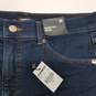 Express Straight Ankle high rise dark wash jeans women's 8 nwt image number 3