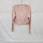 Aeropostale Light Pink Cotton Blend Cable Knit Cropped Sweater WM Size M NWT image number 1