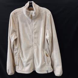 L.L Bean Beige Soft Full Zip Jacket Women's/Misses Size L