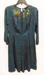 Cynthia Rowley Dark Green Silk Dress w/Sequins Size 0 image number 1