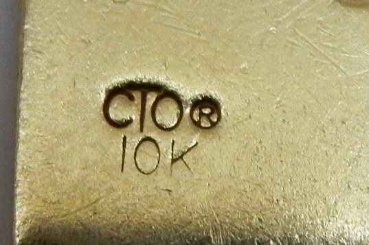 10K Yellow Gold 0.19 CTTW Diamond Service Pendant 1.5g image number 4