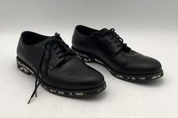 Jimmy Choo Men's Size 39 Black Dress Shoes With Black & White Soles alternative image