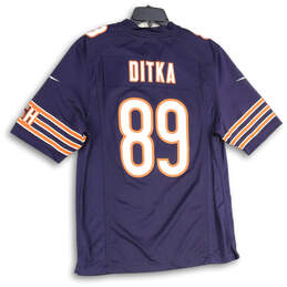Mens Navy Blue Orange Chicago Bears Mike Ditka #89 NFL Football Jersey Size M alternative image