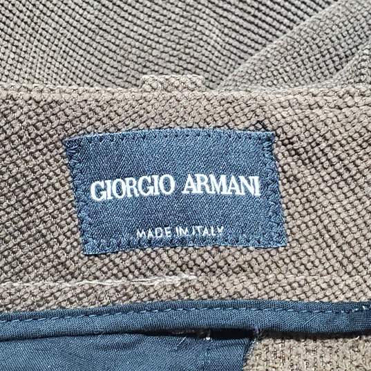 Giorgio Armani Brown Trouser Pant Mens Size L AUTHENTICATED image number 3