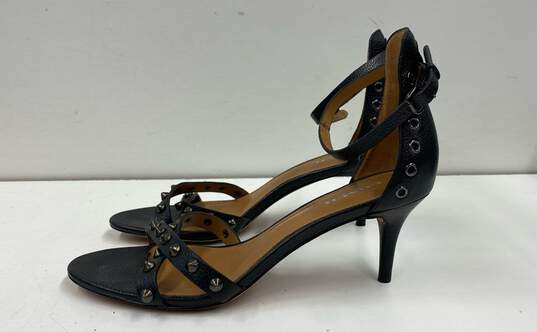 Coach May Black Ankle Strap Pump Sandals Women's Size 6.5 image number 3
