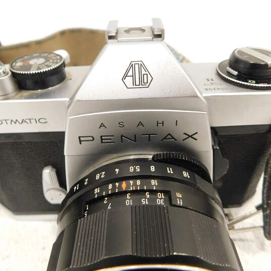 Asahi Pentax Spotmatic SP II SLR 35mm Film Camera W/ Lenses Accessories & Case image number 22
