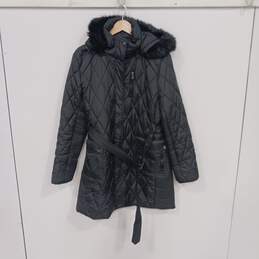 Lauren Ralph Lauren Black Quilted Puffer Coat Women's Size XL