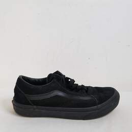 Vans Old Skool Nubuck Black Shoes Size Men 5 Women 6.5