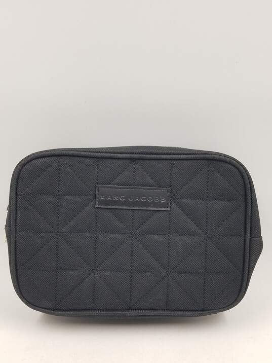 Authentic Marc Jacobs Black Quilted Cosmetic Pouch image number 1