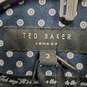 Ted Baker Men Blue Printed Button Up Sz 3 NWT image number 3