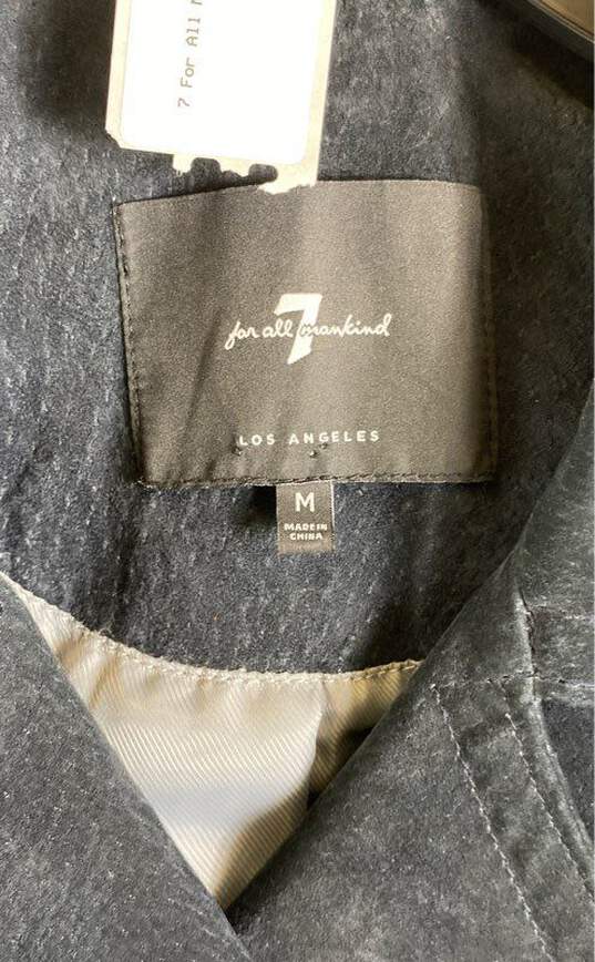 7 For All Mankind Black Jacket - Size Medium image number 2