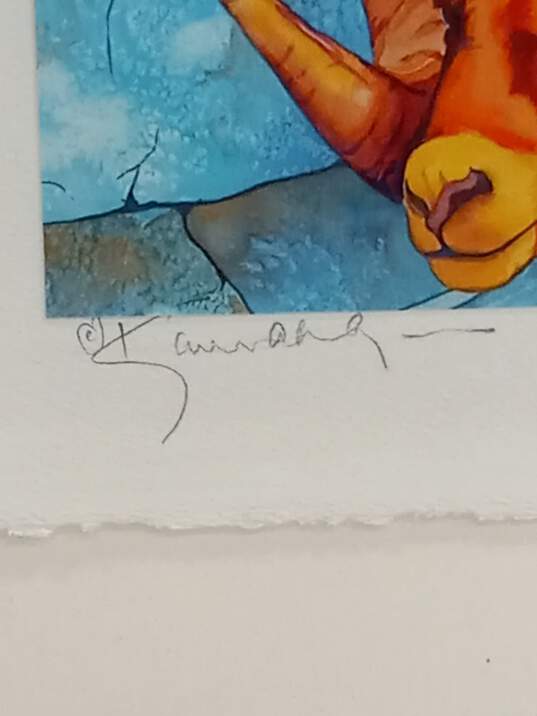 Signed Goat Art Picture image number 2
