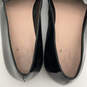 Womens Black Leather Almond Toe Slip-On Comfort Loafer Shoes Size 11 image number 5