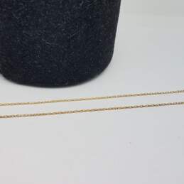 OR 14k Gold Disc Pendant Necklace 1.8g alternative image