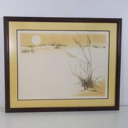 White Sands Limited Edition Vintage Lithograph / Signed