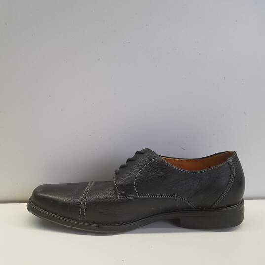 Sandro Moscoloni Black Leather Cap Toe Oxford Dress Shoes Men's Size 11.5 D image number 2