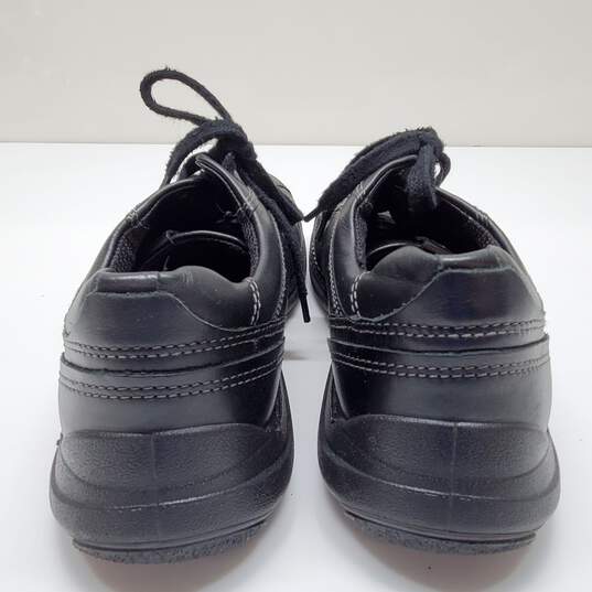 Ecco Men's Black Leather Lace up Casual Shoes Size 43 image number 4
