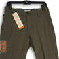 NWT Mens Brown Flat Front Pockets Straight Leg Chino Pants Size 30x30 image number 4