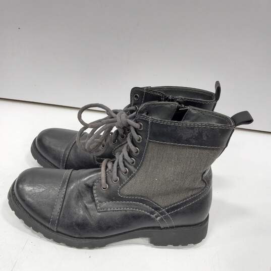 Varese Durang Combat Style Lace-Up Boots Size 8 image number 4