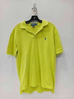Polo by Ralph Lauren Men's Lemon Yellow Polo Shirt Size M