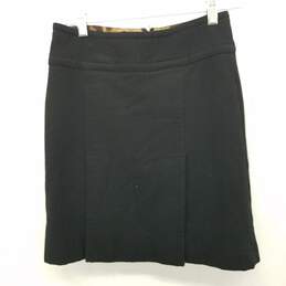 Dolce & Gabbana Black Wool Skirt Women's Size 38 alternative image