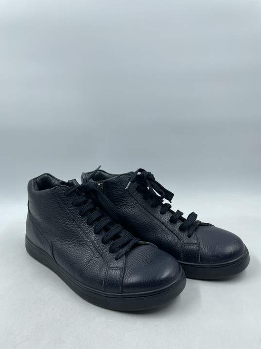 Authentic Prada Navy Mid Sneakers M 7 image number 3