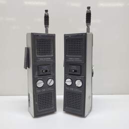 Vintage Realistic Citizens Band Transceiver TRC-206 Lot Of 2 UNTESTED