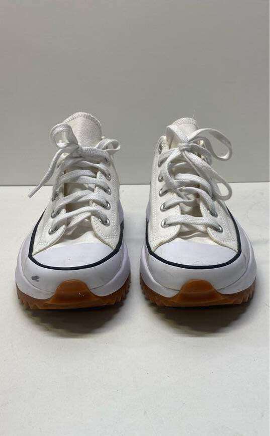 Converse Run Star Hike Ox Canvas Sneakers White 8.5 image number 3