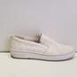 Michael Kors Keaton Signature White Canvas Slip On Sneakers Shoes Women's Size 7 M image number 1