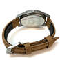 Designer Swiss Army SAK Design Leather Strap Black Dial Analog Wristwatch image number 3