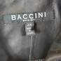 Baccini Women Black Faux Leather Jacket Sz 2X NWT image number 2
