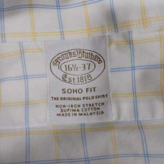 Brooks Brothers Soho Fit Men's Dress Shirt Size 16.5/37 - NWT image number 2