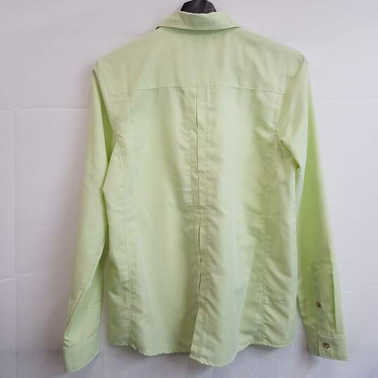 Mint green Mountain Hardware technical button up shirt women's S image number 3