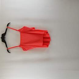 Kenneth Cole Women Orange Bathing Suit Top L alternative image